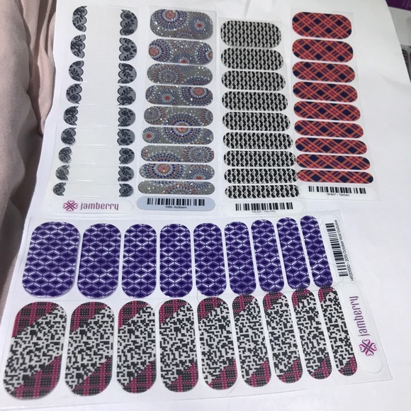 Jamberry half sheets. Exclusive, retired, stylebox - Picture 3 of 5